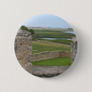 Badge Rond 5 Cm Vue de St Augustine de château
