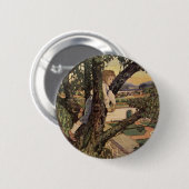 Badge Rond 5 Cm Vue des arbres par Jessie Willcox Smith (Devant & derrière)
