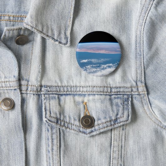 Badge Rond 5 Cm Vue Sur La Côte Sud-Ouest De L'Afrique. (En situation)