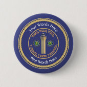 Badge Rond 5 Cm VVV Universal Shield de la FAA (Devant)