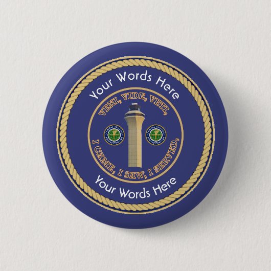Badge Rond 5 Cm VVV Universal Shield de la FAA (Devant)