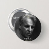 Badge Rond 5 Cm W.B. Yeats (Devant & derrière)