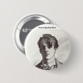 Badge Rond 5 Cm W.B. Yeats (Devant & derrière)