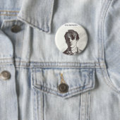 Badge Rond 5 Cm W.B. Yeats (En situation)
