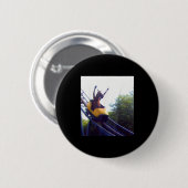 Badge Rond 5 Cm Wacky Horse Riding Roller Coaster Meme Internet Fu (Devant & derrière)