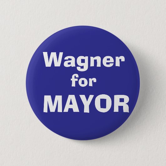 Badge Rond 5 Cm Wagner, pour, MAIRE (Devant)