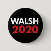 Badge Rond 5 Cm Walsh 2020 (Devant)