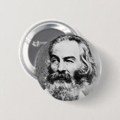 Badge Rond 5 Cm Walt Whitman (Devant & derrière)