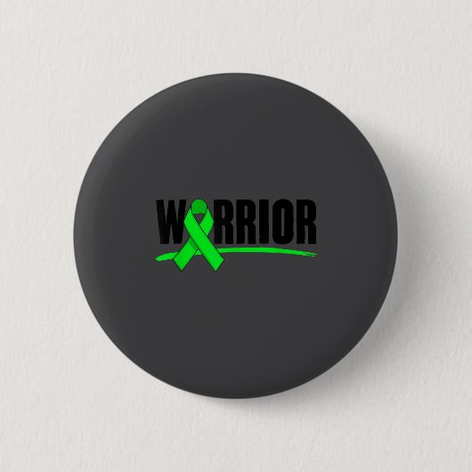 Badge Rond 5 Cm Warrior Depression Anxiety Mental Health Awareness (Devant)