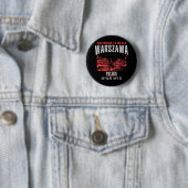 Badge Rond 5 Cm Warszawa (En situation)