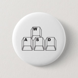 BADGE ROND 5 CM WASD