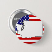 BADGE ROND 5 CM WASHINGTON (Devant & derrière)
