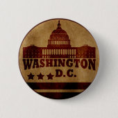 Badge Rond 5 Cm Washington DC (Devant)