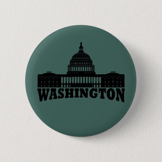 Badge Rond 5 Cm Washington DC (Devant)