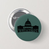 Badge Rond 5 Cm Washington DC (Devant & derrière)