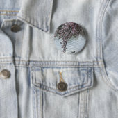 Badge Rond 5 Cm Washington DC de fleurs de cerisier (En situation)
