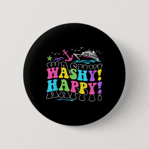 Badge Rond 5 Cm Washy Happy Voyager Plage Voyage Voyage Voyage Voy