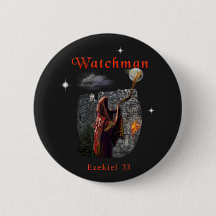 Badge Rond 5 Cm Watchman