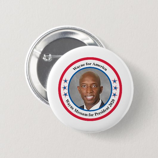 Badge Rond 5 Cm Wayne Messam (Devant & derrière)