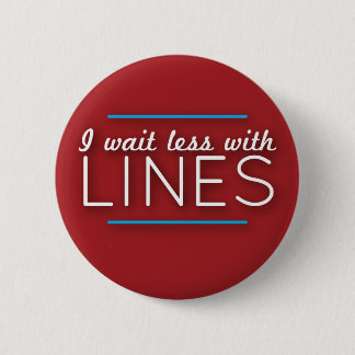 Badge Rond 5 Cm WDW raye le bouton