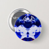 Badge Rond 5 Cm Web Araignées (Devant & derrière)