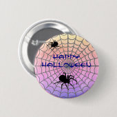 Badge Rond 5 Cm Web de l'araignée de bogues (Devant & derrière)