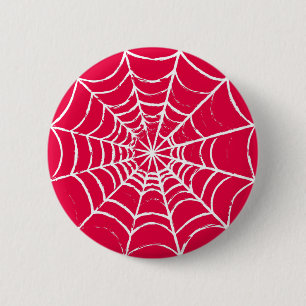 Badge Rond 5 Cm Web rose