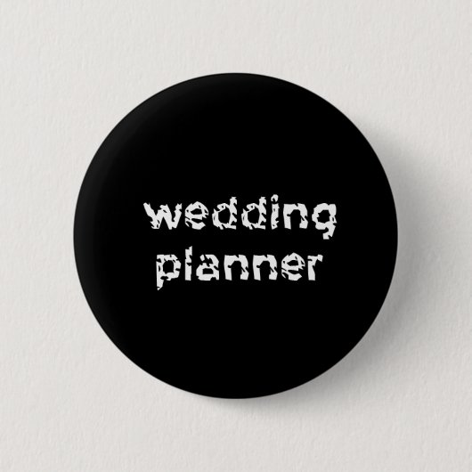 Badge Rond 5 Cm Wedding planner (Devant)