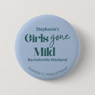 Badge Rond 5 Cm Week-end de détente à la plage pour l'enterrement