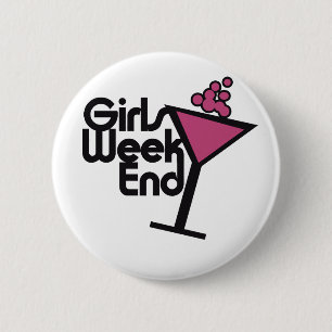 Badge Rond 5 Cm Week-end filles