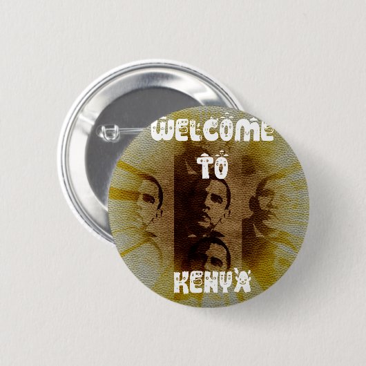 Badge Rond 5 Cm Welcome (Devant & derrière)