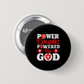 Badge Rond 5 Cm Wer Couple Wered By God Christian Couples Matching (Devant & derrière)