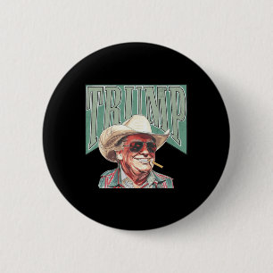 Badge Rond 5 Cm Western Make America Great Trump Daddy