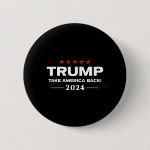 Badge Rond 5 Cm Western Trump Cowboy Vous Avez Manqué Trump 2024 U