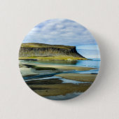 Badge Rond 5 Cm Westfjords, Islande (Devant)