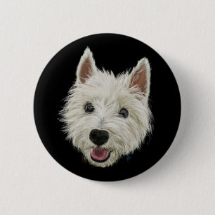 Badge Rond 5 Cm Westie