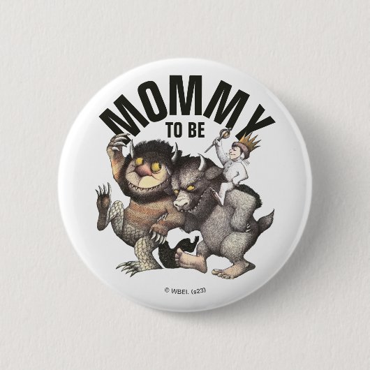 Badge Rond 5 Cm Where the Wild Things Are | Future Maman (Devant)
