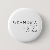 Badge Rond 5 Cm Whimsical Gender Neutral Grandma To Be (Devant)