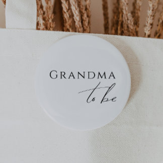 Badge Rond 5 Cm Whimsical Gender Neutral Grandma To Be