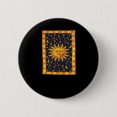 Badge Rond 5 Cm Whimsigoth 90s Soleil et Lune (Devant)