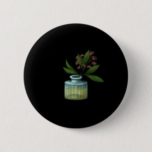 Badge Rond 5 Cm Whimsigoth Apothecary Vase Classic