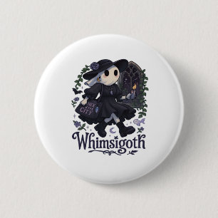 Badge Rond 5 Cm Whimsigoth Avec City Classic - La Magie Urbaine Re
