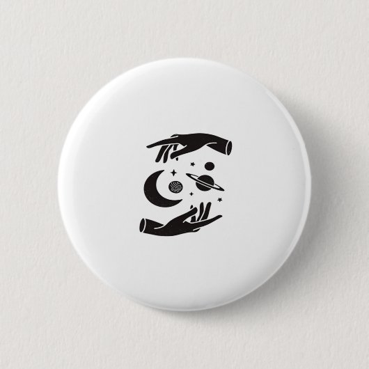 Badge Rond 5 Cm Whimsigoth Design (Devant)