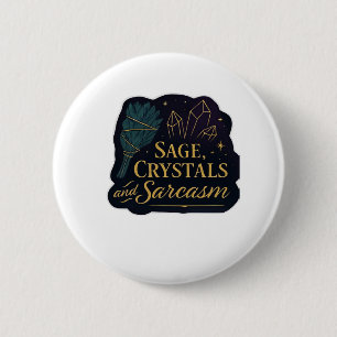 Badge Rond 5 Cm Whimsigoth Imaginaire Forêts mystiques, lunes et m