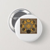 Badge Rond 5 Cm Whimsigoth Moon Classic (Devant & derrière)