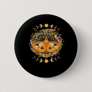 Badge Rond 5 Cm Whimsigoth Moth Classic