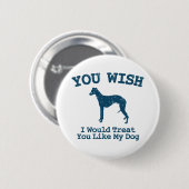 Badge Rond 5 Cm Whippet (Devant & derrière)