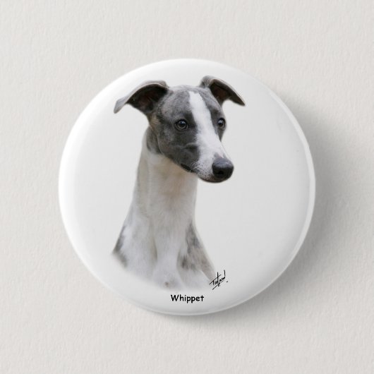 Badge Rond 5 Cm Whippet 9Y205D-231 (Devant)