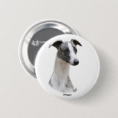 Badge Rond 5 Cm Whippet 9Y205D-231 (Devant & derrière)