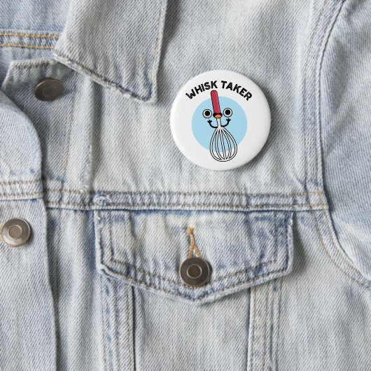 Badge Rond 5 Cm Whisk Prenez Funny Baking Pun (En situation)